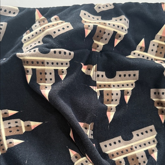 Lularoe Disney Castle Print Leggings - Picture 2 of 4